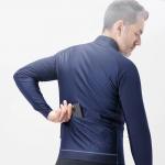 Jacheta de iarna pentru ciclism Rockbros YDWT014, Polar fleece layer, Respirabila, Poliester / Nailon, Marime L, Albastru 6 - lerato.ro