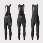 Pantaloni pentru ciclism Rockbros YDCK012-1, Lungi, Marime M cu insertie, Poliester / Nailon, Negru 3 - lerato.ro