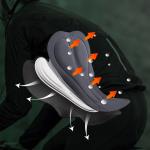 Pantaloni pentru ciclism Rockbros YDCK012-1, Lungi, Marime XXL cu insertie, Poliester / Nailon, Negru 6 - lerato.ro