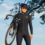 Jacheta cu maneca lunga pentru ciclism Rockbros YDWT020, Flexible fit, Respirabila, Fleece layer, Poliester, Marime L, Negru 7 - lerato.ro