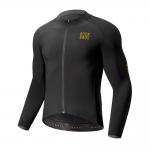 Jacheta cu maneca lunga pentru ciclism Rockbros YDWT020, Flexible fit, Respirabila, Fleece layer, Poliester, Marime XXXL, Negru 2 - lerato.ro