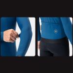 Jacheta cu maneca lunga pentru ciclism Rockbros YDWT020, Flexible fit, Respirabila, Fleece layer, Poliester, Marime XS, Albastru 4 - lerato.ro