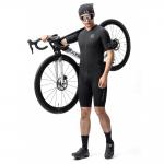 Tricou cu maneca scurta pentru ciclism Rockbros YDDX011, Slim fit, Respirabil, Poliester / Nailon, Marime M, Negru 6 - lerato.ro