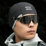 Caciula pentru ciclism Rockbros M016, Windproof, Material elastic, Circumferinta 54–61cm, Negru 4 - lerato.ro
