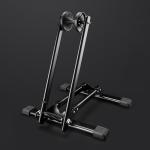 Suport pliabil depozitare bicicleta Rockbros 27210001001 cu montare pe podea, Pliabil, Compatibil cu roti de 20–29 inch, Negru 4 - lerato.ro