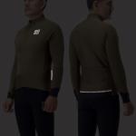 Jacheta de iarna pentru ciclism Rockbros YDWT014, Polar fleece layer, Respirabila, Poliester / Nailon, Marime M, Verde 5 - lerato.ro