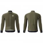 Jacheta de iarna pentru ciclism Rockbros YDWT014, Polar fleece layer, Respirabila, Poliester / Nailon, Marime L, Verde 3 - lerato.ro