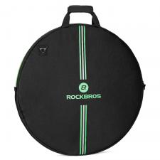 Accesorii Auto / Moto / Bicicleta, Husa transport / protectie Rockbros D40 pentru o roata de bicicleta. Doametru 74cm, Waterproof, Negru, lerato.ro