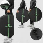 Husa transport / protectie Rockbros D40 pentru o roata de bicicleta. Doametru 74cm, Waterproof, Negru 8 - lerato.ro