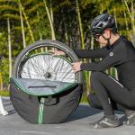 Husa transport / protectie Rockbros D40 pentru o roata de bicicleta. Doametru 74cm, Waterproof, Negru 10 - lerato.ro