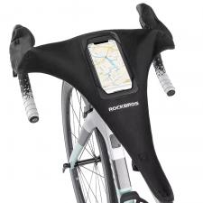 Accesorii Auto / Moto / Bicicleta, Husa protectie pentru bicicleta Rockbros D78, Buzunar pentru telefon, Waterproof, Negru, lerato.ro