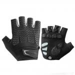 Manusi pentru ciclism Rockbros S169GR cu insertii din gel, Marimea S, Gri 3 - lerato.ro