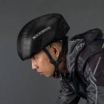 Husa protectie pentru casca ciclism Rockbros 20001BK, Waterproof, Negru 8 - lerato.ro