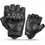 Manusi moto din piele ecologica Rockbros 16220006002, Protctie pentru articulatii, Marimea M, Negru 2 - lerato.ro