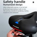 Sa bicicleta Rockbros AQ-6090B, Amortizare vibratii, Forma ergonomica, Waterproof, Negru 4 - lerato.ro