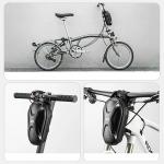 Geanta pentru bicicleta / trotineta Rockbros 3011006301, Waterproof, Montare pe cadru, 1.3L, Negru 6 - lerato.ro