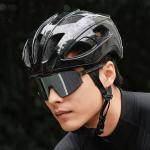 Casca de protectie ciclism Rockbros LK-66, Captuseasa detasabila, Ventilatie eficienta, 58-62cm, Negru 4 - lerato.ro