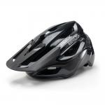 Casca de protectie ciclism Rockbros LK-99, Captuseasa detasabila, Ventilatie eficienta, Inchidere magnetica, Viziera reglabila, 58-62cm, Negru 2 - lerato.ro