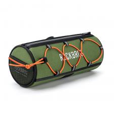 Suporturi telefon si depozitare accesorii, Geanta bicicleta Rockbros TL002 Road To Sky pentru ghidon, 1.5L, Waterproof, Verde, lerato.ro