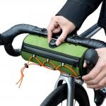 Geanta bicicleta Rockbros TL002 Road To Sky pentru ghidon, 1.5L, Waterproof, Verde 8 - lerato.ro