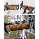 Geanta bicicleta Rockbros TL002 Road To Sky pentru ghidon, 1.5L, Waterproof, Portocaliu 9 - lerato.ro