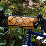 Geanta bicicleta Rockbros TL002 Road To Sky pentru ghidon, 1.5L, Waterproof, Portocaliu 10 - lerato.ro