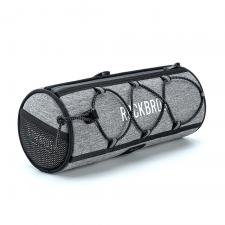 Suporturi telefon si depozitare accesorii, Geanta bicicleta Rockbros TL002 Road To Sky pentru ghidon, 1.5L, Waterproof, Gri, lerato.ro