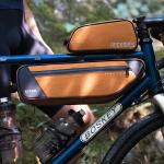 Geanta bicicleta Rockbros TL003 Road To Sky pentru cadru, 2L, Waterproof, Portocaliu 13 - lerato.ro