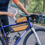 Geanta bicicleta Rockbros TL003 Road To Sky pentru cadru, 2L, Waterproof, Portocaliu 10 - lerato.ro