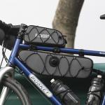 Geanta bicicleta Rockbros TL003 Road To Sky pentru cadru, 2L, Waterproof, Gri 5 - lerato.ro