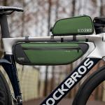 Geanta bicicleta Rockbros TL003 Road To Sky pentru cadru, 2L, Waterproof, Verde 4 - lerato.ro