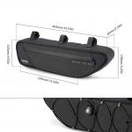Geanta bicicleta Rockbros TL003 Road To Sky pentru cadru, 2L, Waterproof, Negru 7 - lerato.ro