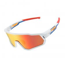 Ochelari de ciclism polarizati Rockbros SP383 pentru copii 6-14 ani, Alb / Rosu