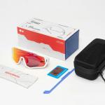 Ochelari de ciclism polarizati Rockbros SP383 pentru copii 6-14 ani, Alb / Rosu 5 - lerato.ro