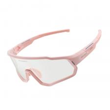 Ochelari de ciclism fotocromatici Rockbros SP383 pentru copii 6-14 ani, Protectie UV, Roz
