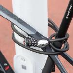 Antifurt bicicleta Rockbros RKS531, Cu Cifru, Lungime 180cm, Cablu din otel, Iluminare LED, Negru 7 - lerato.ro