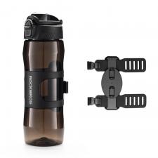 Accesorii Auto / Moto / Bicicleta, Bidon termic Rockbros S550H-1 pentru ciclism, Suport magnetic si curele de fixare incluse, 700ml, Negru, lerato.ro