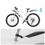Set 2 aparatori bicicleta fata si spate Rockbros FK-880, Dimensiune roti 24 inch, Negru 5 - lerato.ro
