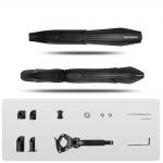 Set 2 aparatori bicicleta fata si spate Rockbros FK-880, Dimensiune roti 24 inch, Negru 6 - lerato.ro