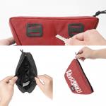 Geanta bicicleta Rockbros G011 Flash Journey pentru ghidon, 0.7L, Poliester, 27 × 11 × 9 cm, Rosu 4 - lerato.ro