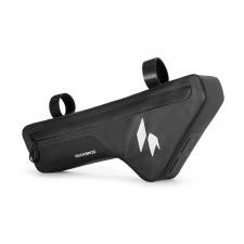 Suporturi telefon si depozitare accesorii, Geanta bicicleta Rockbros AS-152 pentru cadru, 1.9L, Waterproof, Negru, lerato.ro
