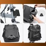 Geanta bicicleta Rockbros AS-158, Montare pe ghidon, Capacitate 18L, Nylon, Negru 7 - lerato.ro