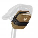 Geanta bicicleta Rockbros F006, Montare sub sa, 0.35L, Poliester, 10.8 x 9 x 4.6 cm, Maro 3 - lerato.ro