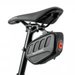 Geanta bicicleta Rockbros C61 cu lumina smart incorporata, Montare sub sa, 0.45L, IPX6, Negru 2 - lerato.ro
