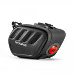 Geanta bicicleta Rockbros C61 cu lumina smart incorporata, Montare sub sa, 0.45L, IPX6, Negru 3 - lerato.ro