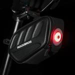 Geanta bicicleta Rockbros C61 cu lumina smart incorporata, Montare sub sa, 0.45L, IPX6, Negru 7 - lerato.ro