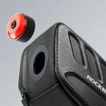 Geanta bicicleta Rockbros C61 cu lumina smart incorporata, Montare sub sa, 0.45L, IPX6, Negru 8 - lerato.ro