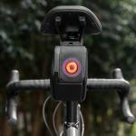 Geanta bicicleta Rockbros C61 cu lumina smart incorporata, Montare sub sa, 0.45L, IPX6, Negru 11 - lerato.ro