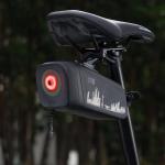 Geanta bicicleta Rockbros AS-141 cu lumina smart incorporata, Baterie lumina 250mAh, Montare sub sa, 0.66L, 18 × 8 × 8 cm, Negru 11 - lerato.ro