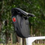 Geanta pentru bicicleta Rockbros AS-078-1, Lumina spate smart incarcabila USB-C, Waterproof, Montare sub sa, 0.8L, Negru 12 - lerato.ro